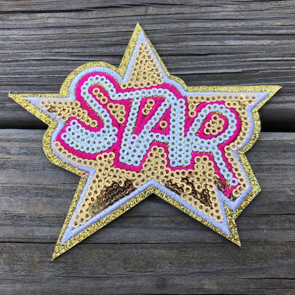 Iron Patches Lot of 3 Rainbow STAR Unicorn Embroid - Picture 7 of 8